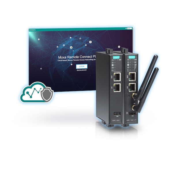 Moxa Remote Connect Gateway W/ 1 Lte CellularPort